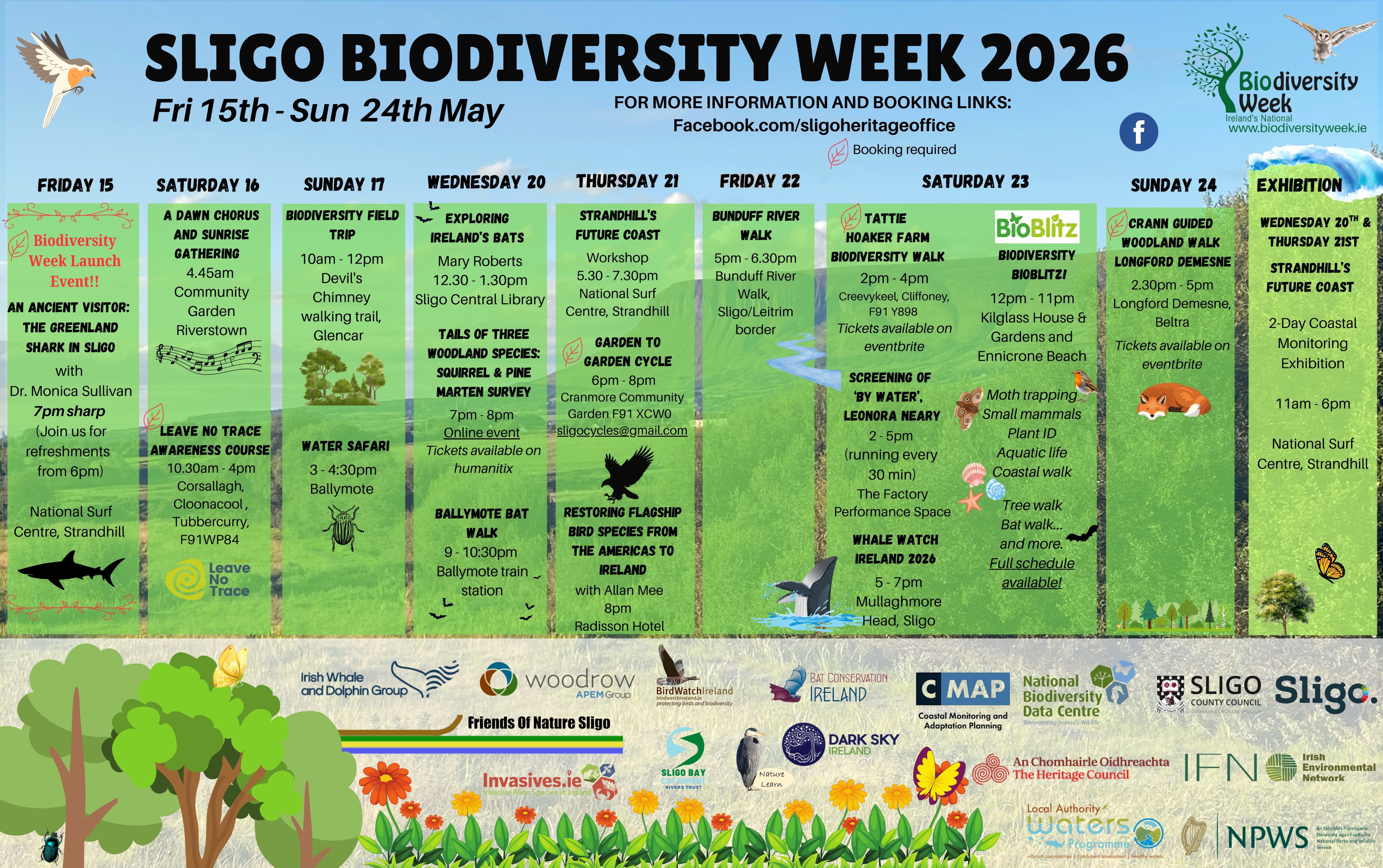 Biodiversity Week 2026 &ndash; Sligo Showcases Nature with Events Across the County